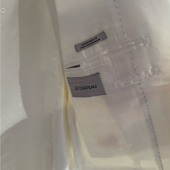 Le Chateau Navy Tuxedo wt Black Lapel + 3 Other Blazers (White, Dark Grey, Grey) - Picture 7 of 14